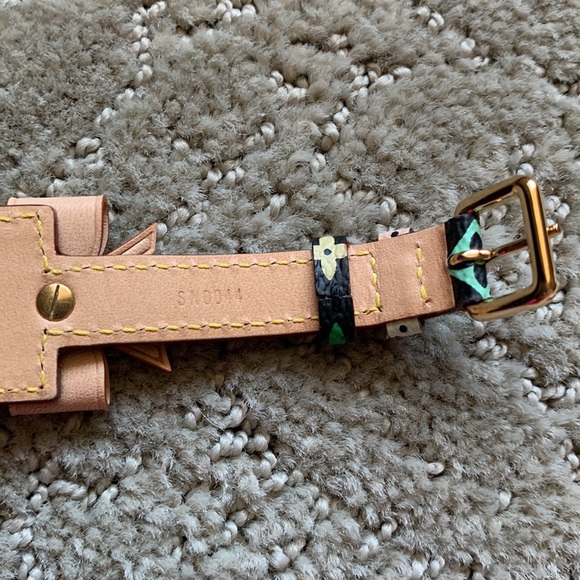 Louis Vuitton Black Multicolore Porto Address Bracelet - Picture 8 of 9